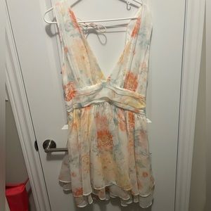 Abercrombie flowy summer dress- size Large